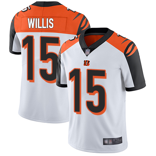 Cincinnati Bengals Limited White Men Damion Willis Road Jersey NFL Footballl #15 Vapor Untouchable->cincinnati bengals->NFL Jersey